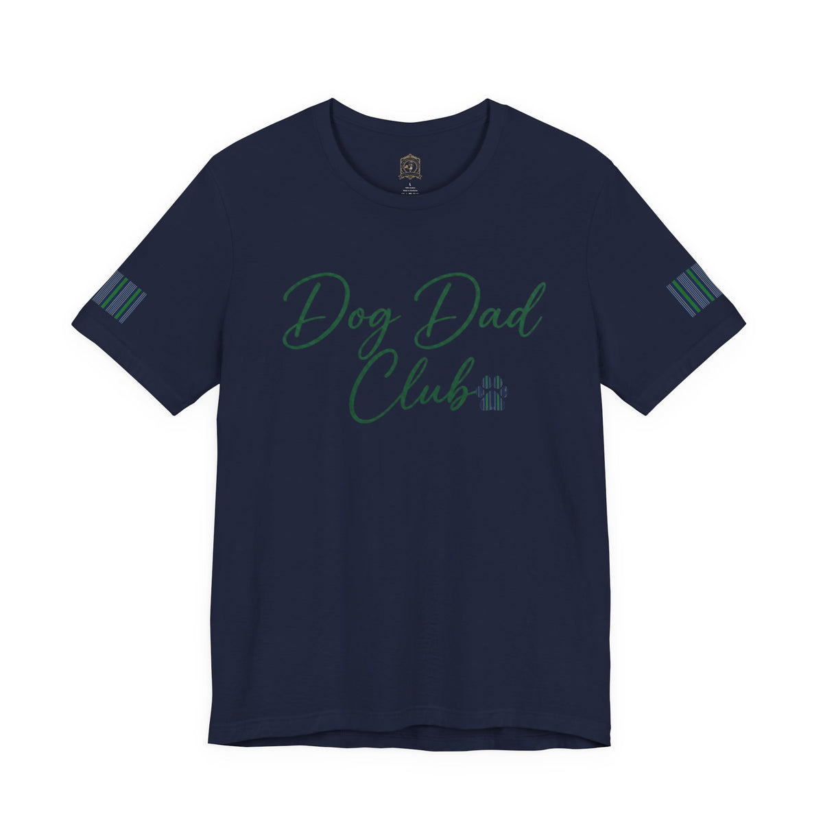 The Dog Dad Club Tee | Navy & Natural