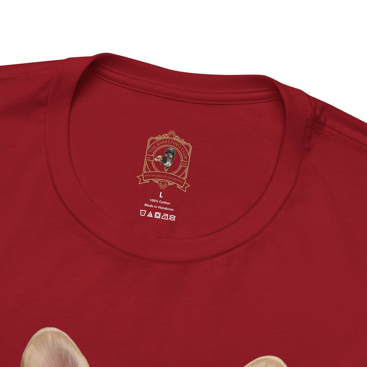 The 1776 Club Cream French Bulldog Portrait Tee