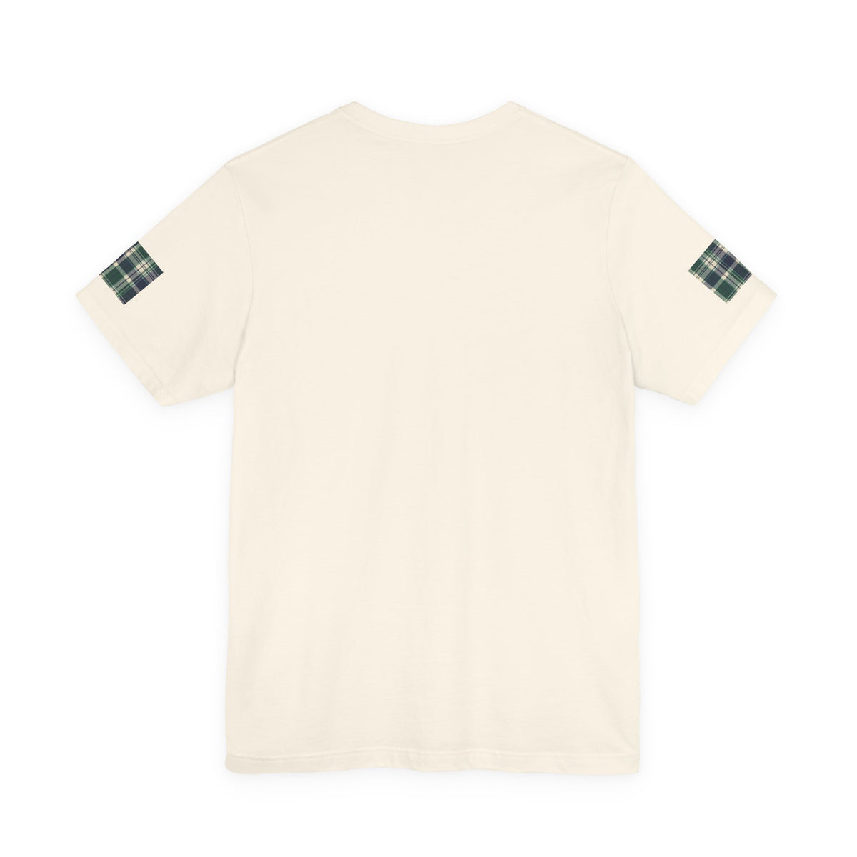 Country Estate Plaid Paw Print Tee | Navy and Natural