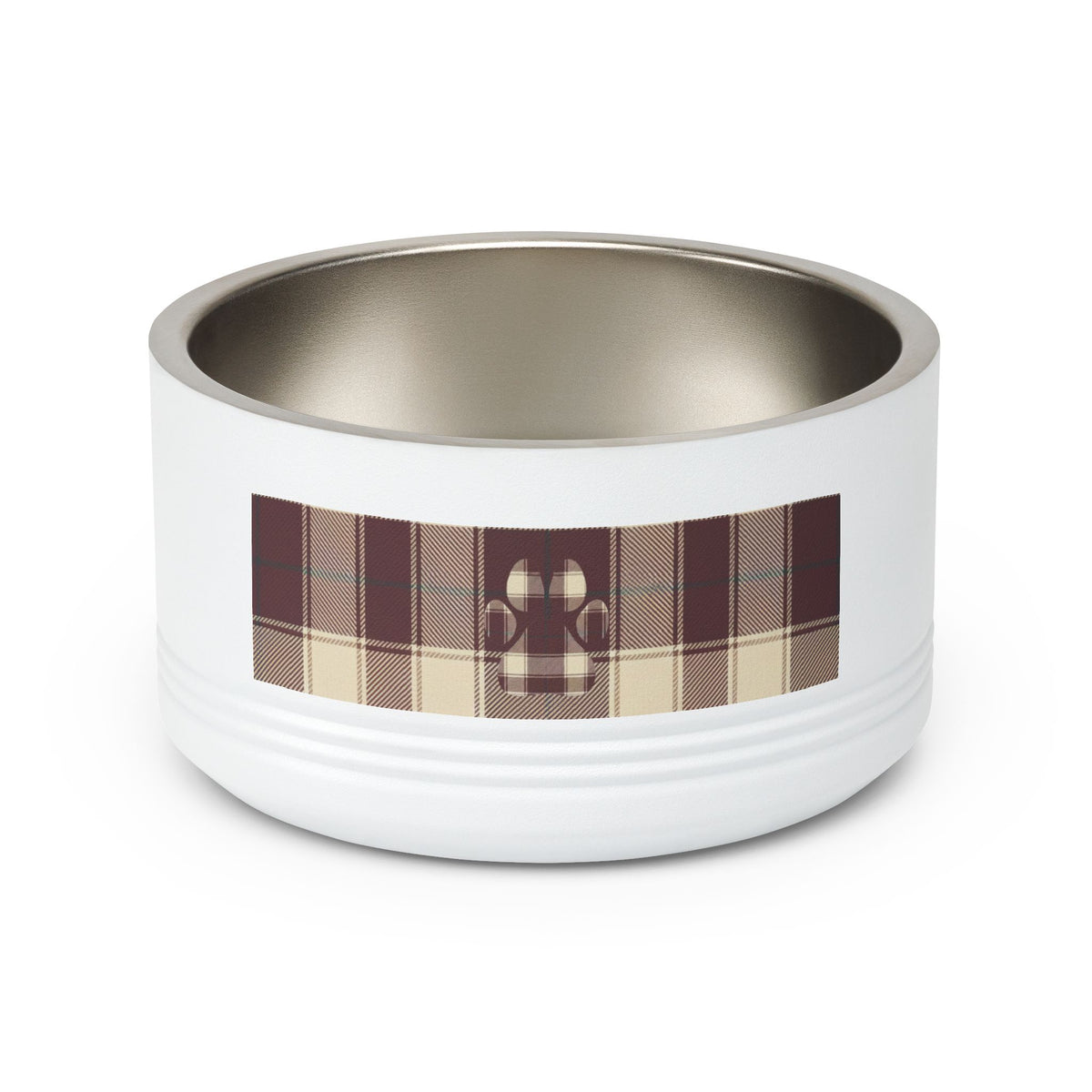 The Country Estate Collection Polar Camel 18oz Dog Bowl | Maroon