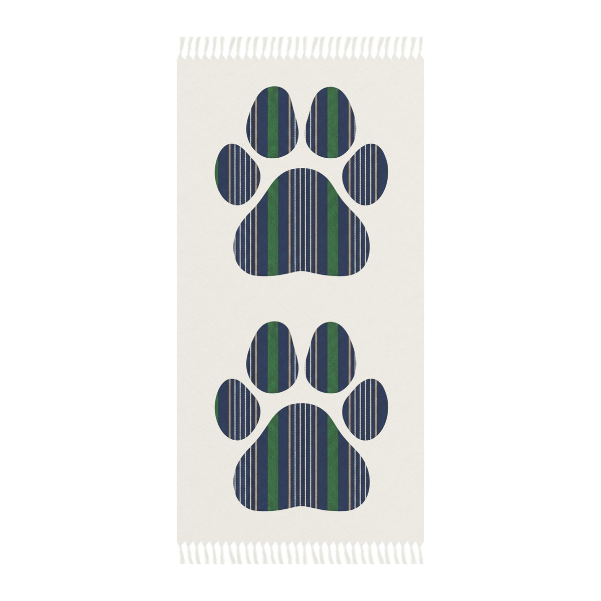 The Dog Dad Club Paw Print Blanket