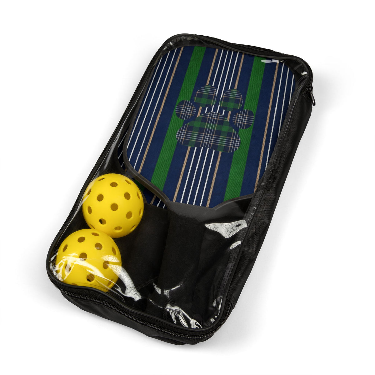 The Net Worth Pinstripe Pickleball Set