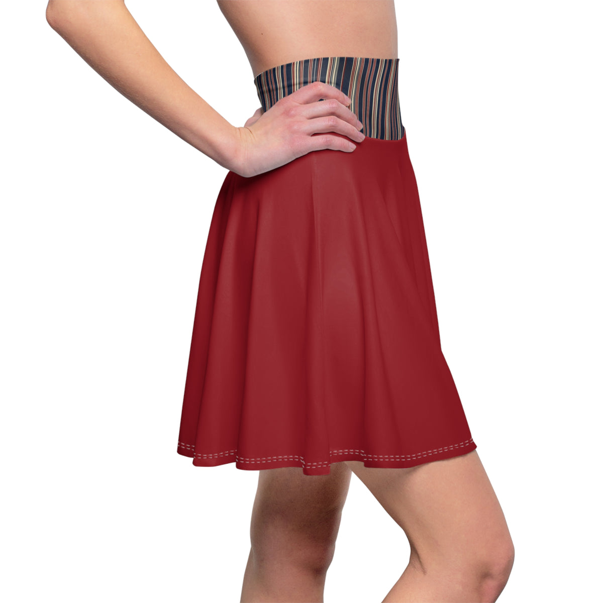 The 1776 Club Skater Skirt | Canvas Red