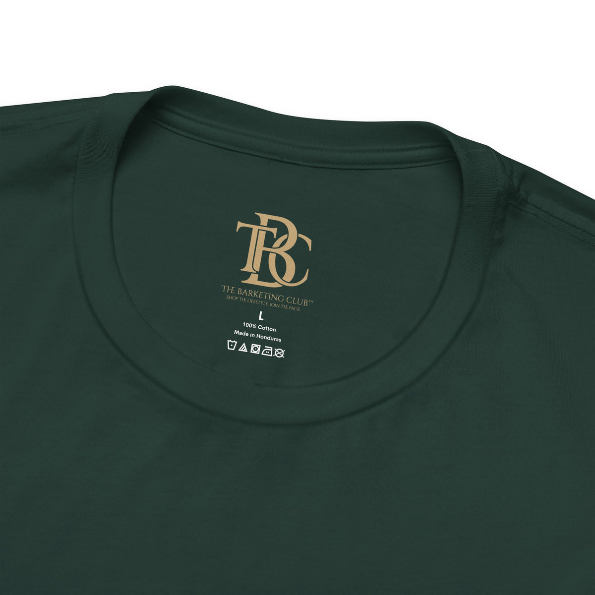 The Barketing Club Crest Tee | Forest | Navy