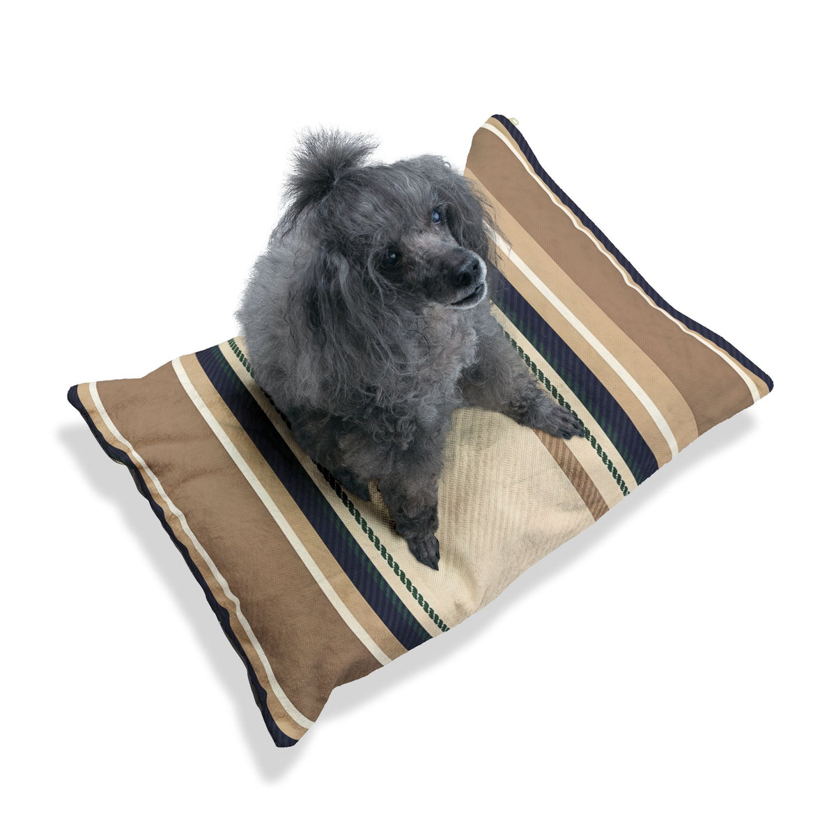 Colonial Stripe Lounge Bed | Sand