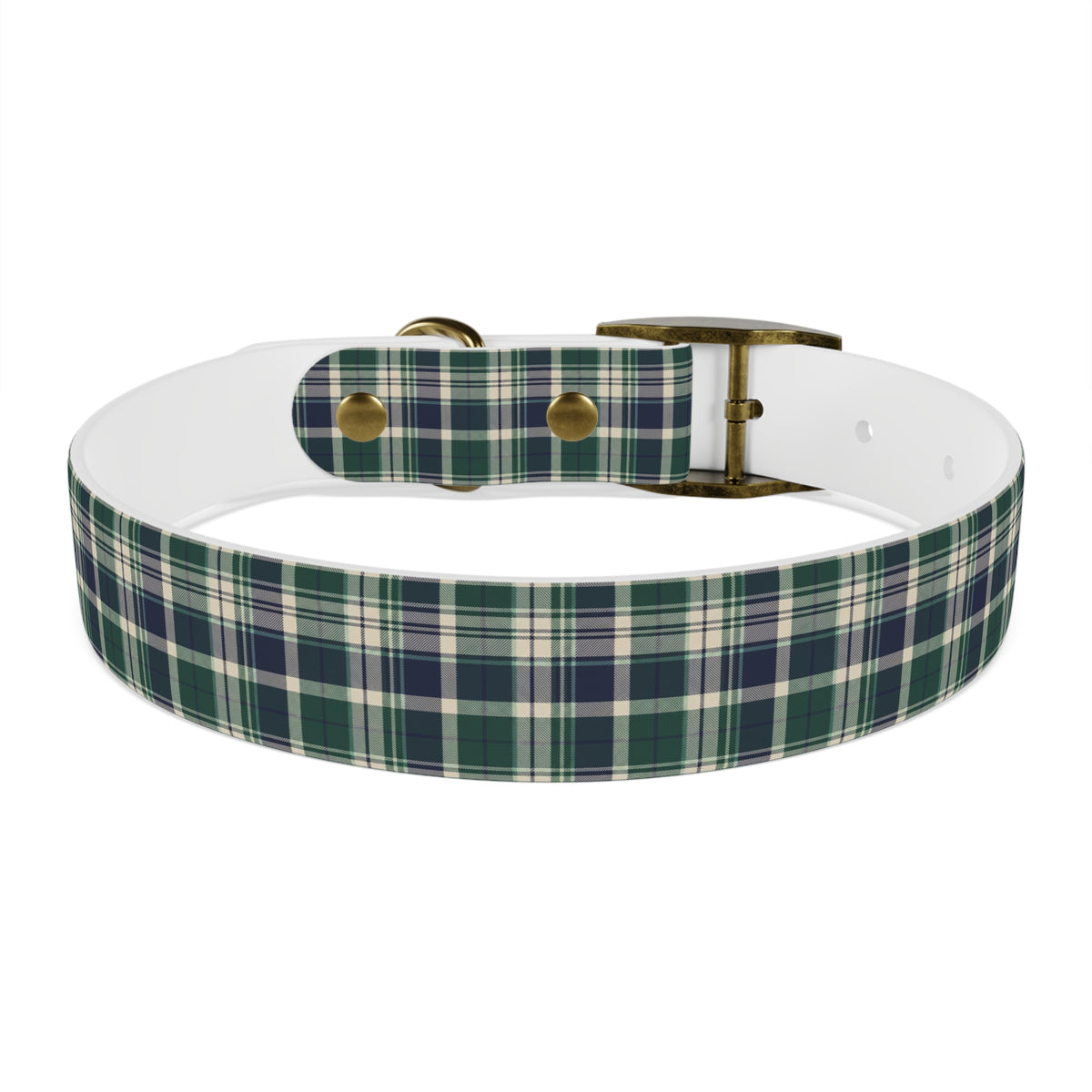 Plaid Dog Collar - Navy | Country Estate Collection