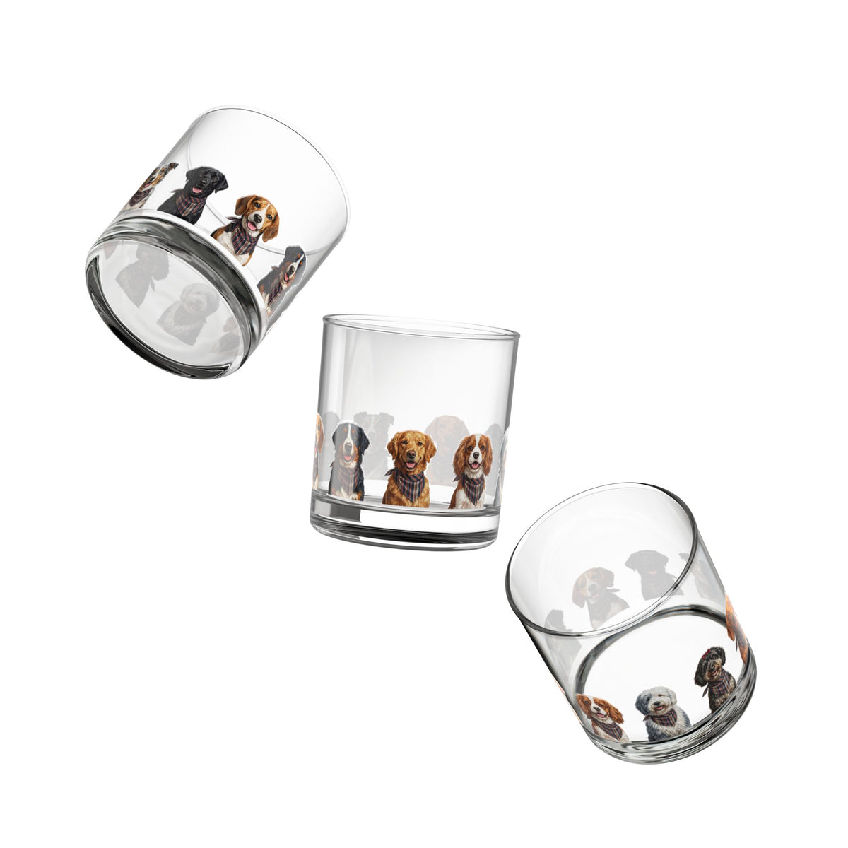 The 1776 Club Rocks Glass - Dog Portraits