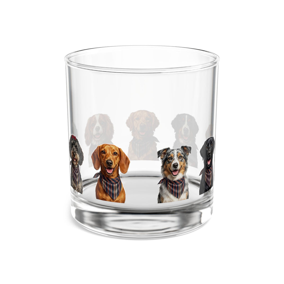 The 1776 Club Rocks Glass - Dog Portraits