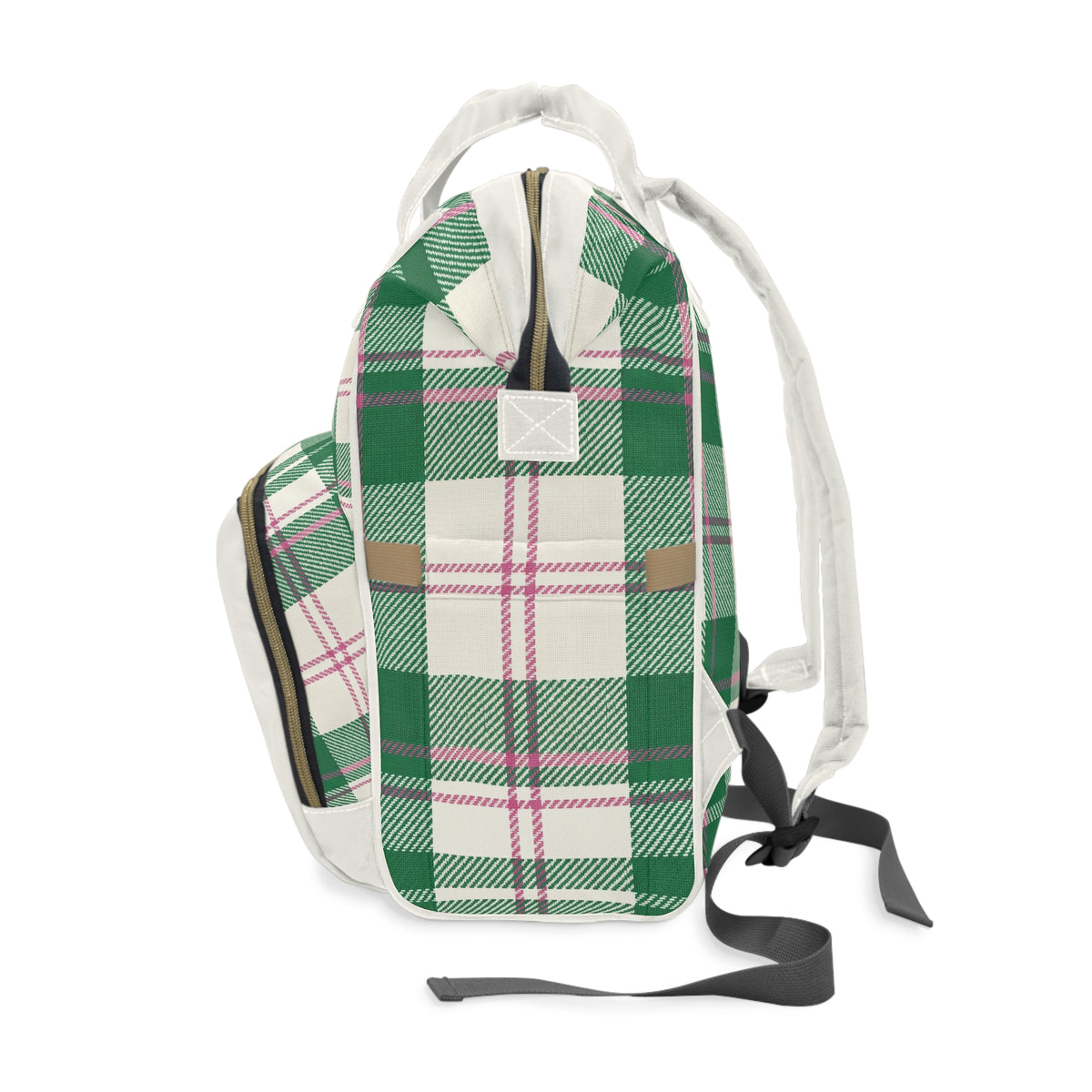 The Dog Mom Club Tartan Backpack