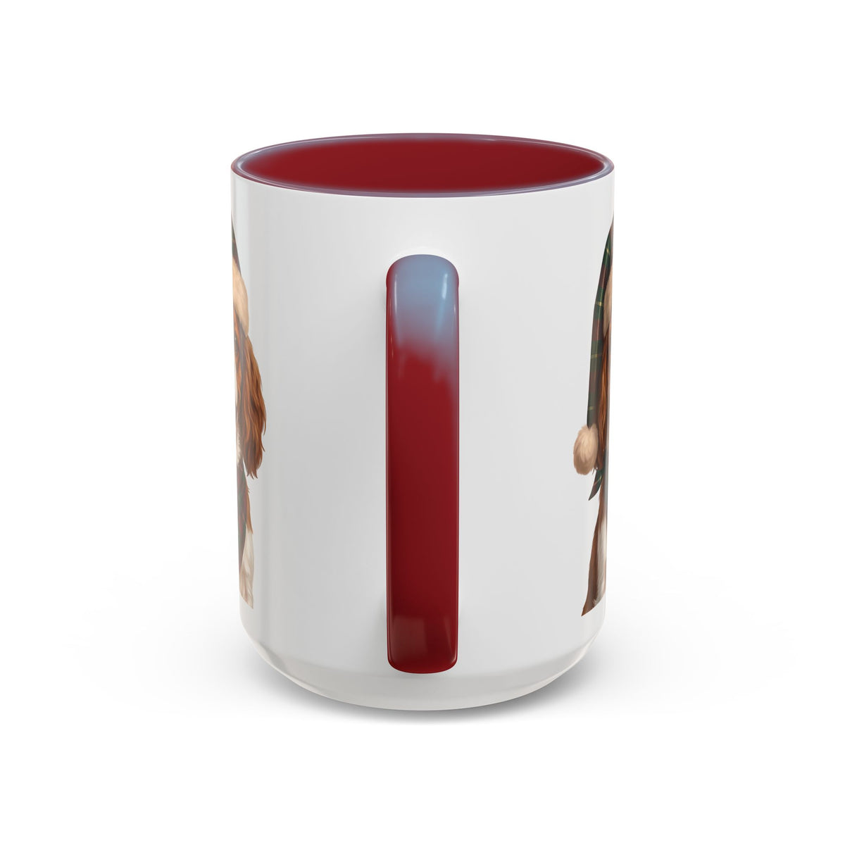 Cavalier King Charles Holiday Mug | Maroon | 15oz