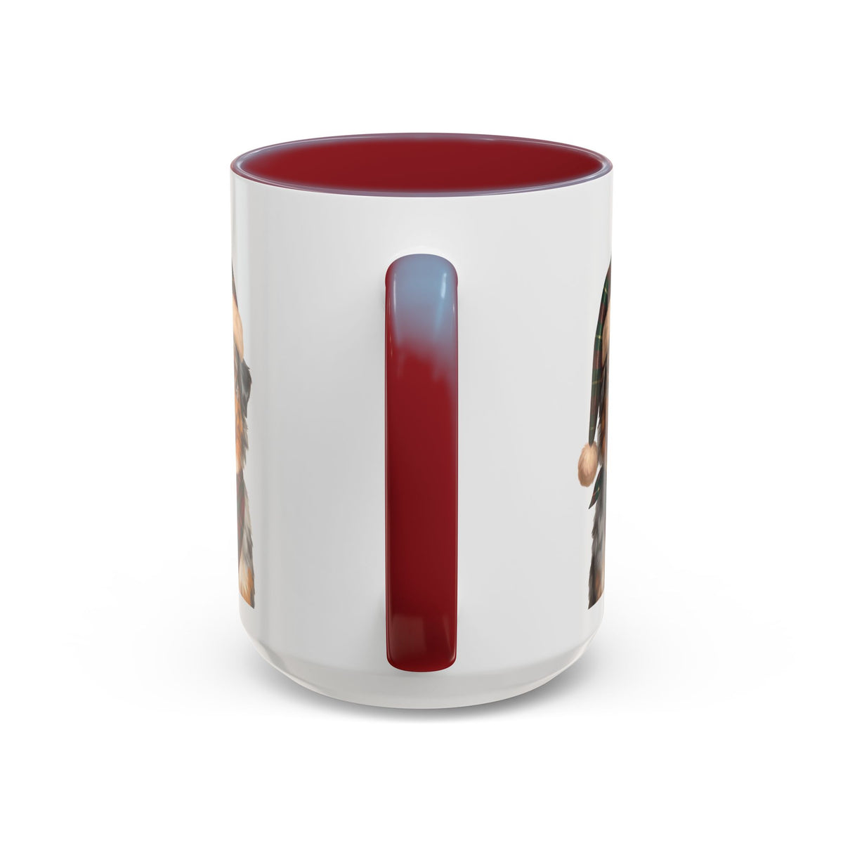 Australian Shepherd Holiday Mug | Maroon | 15oz