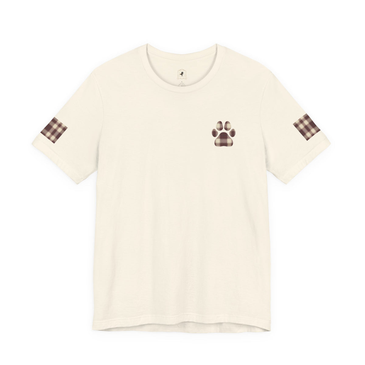 Country Estate Collection Plaid Paw Print Tee