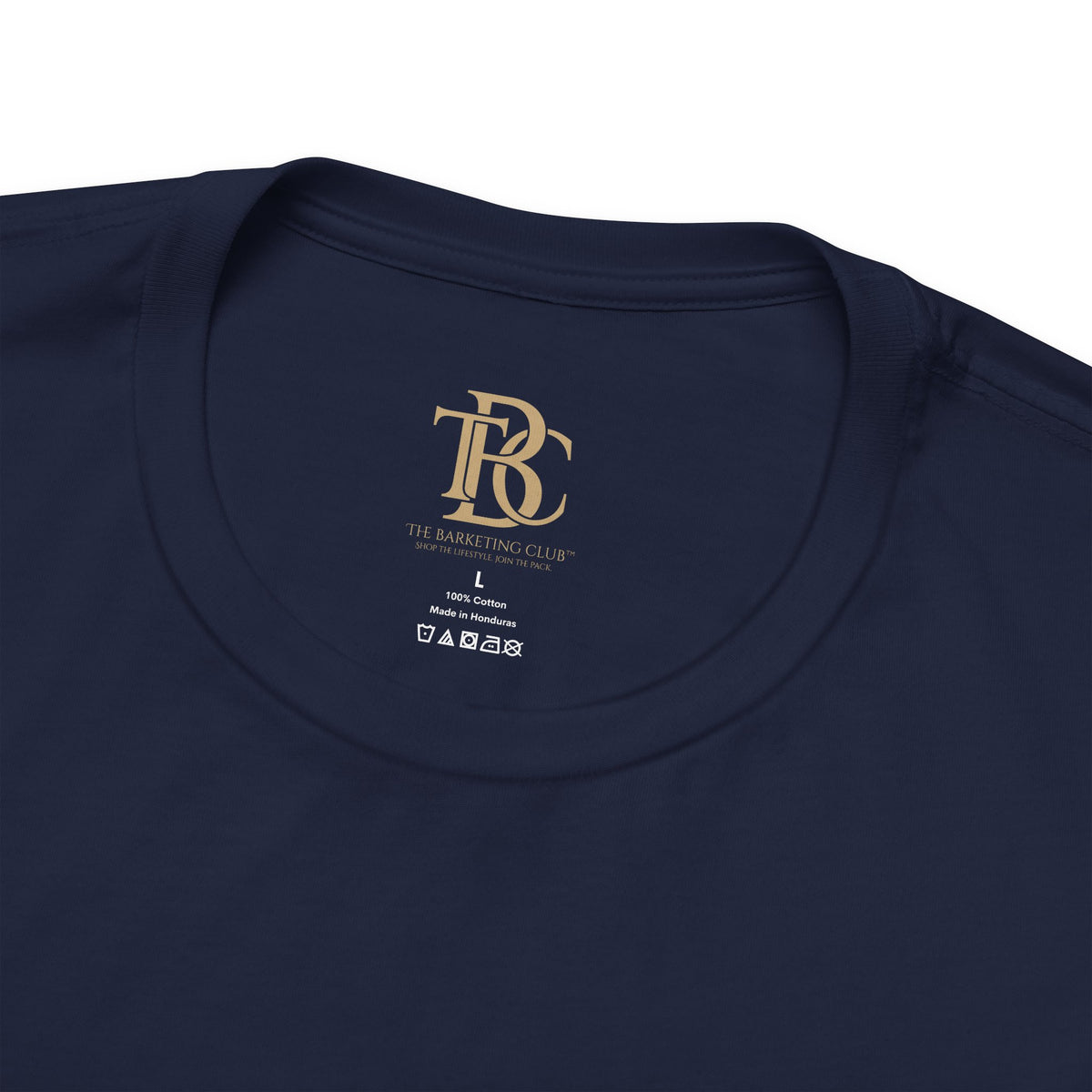 The Barketing Club Crest Tee | Forest | Navy