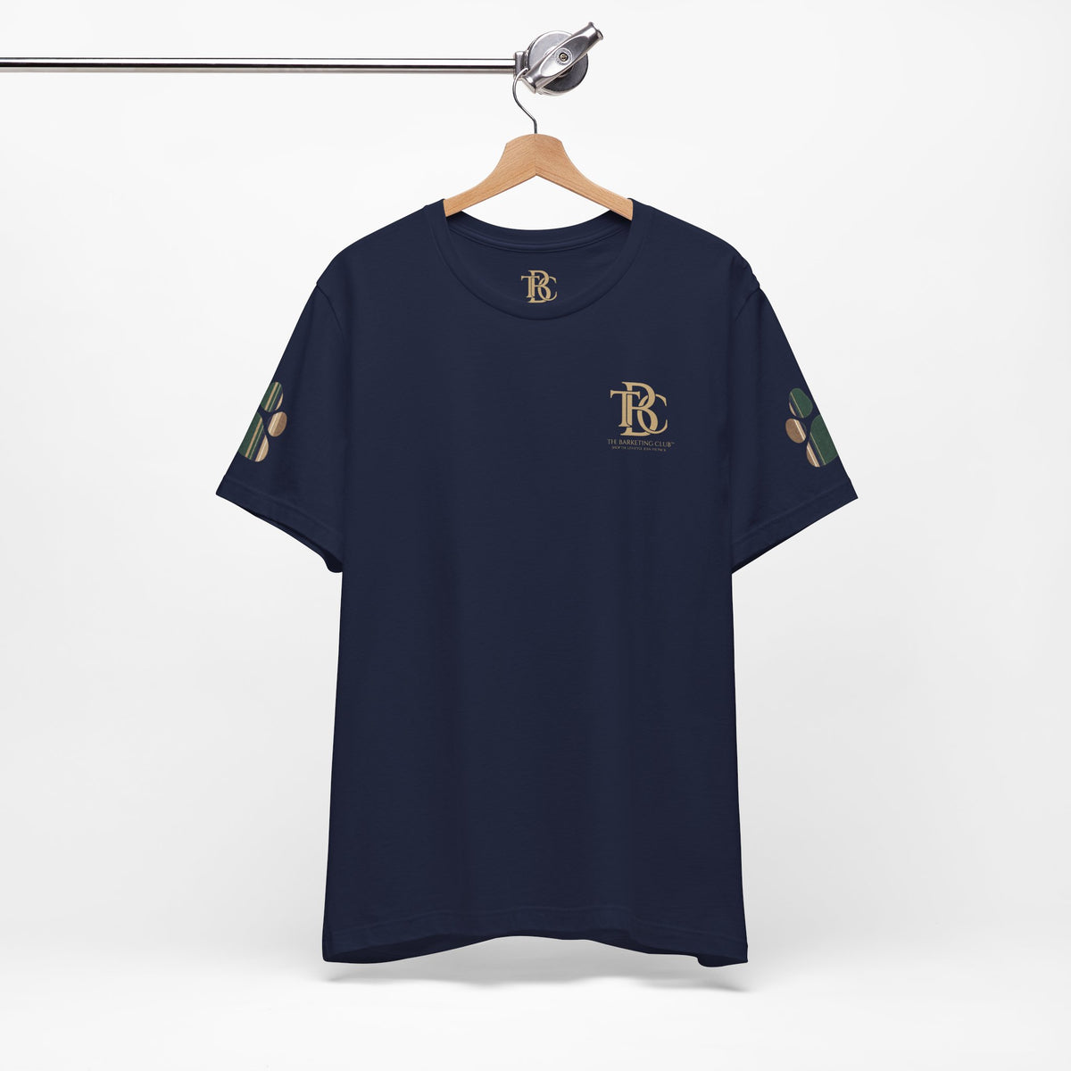 The Barketing Club Crest Tee | Forest | Navy