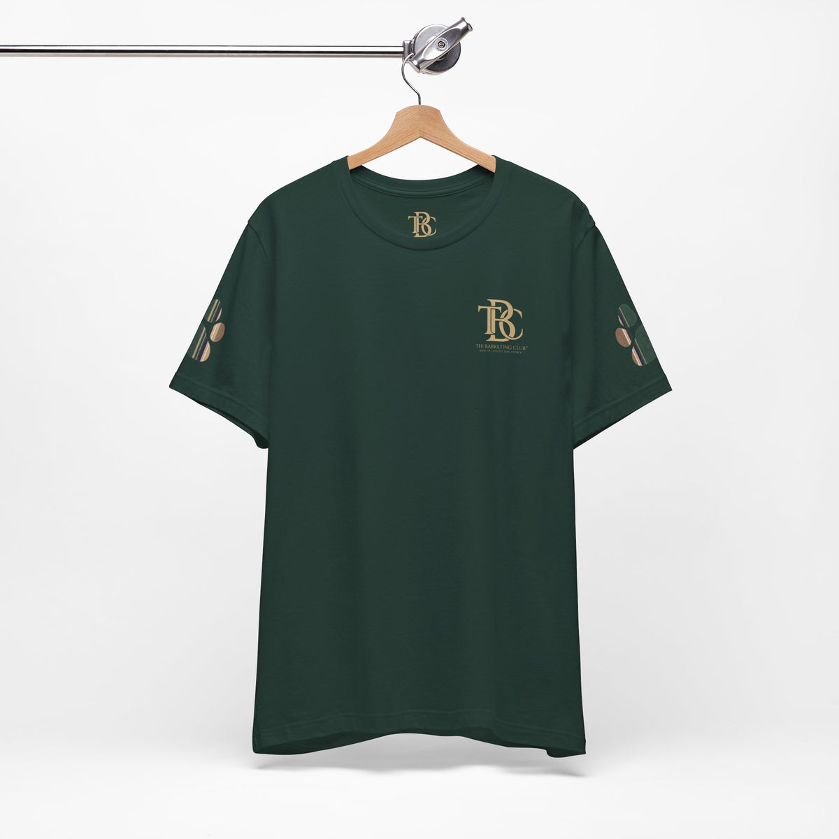 The Barketing Club Crest Tee | Forest | Navy
