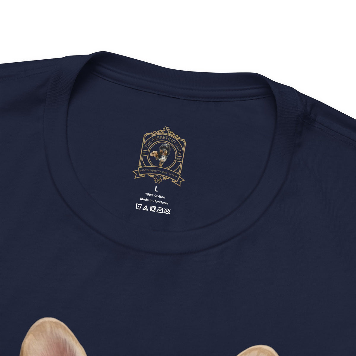 The 1776 Club Cream French Bulldog Portrait Tee