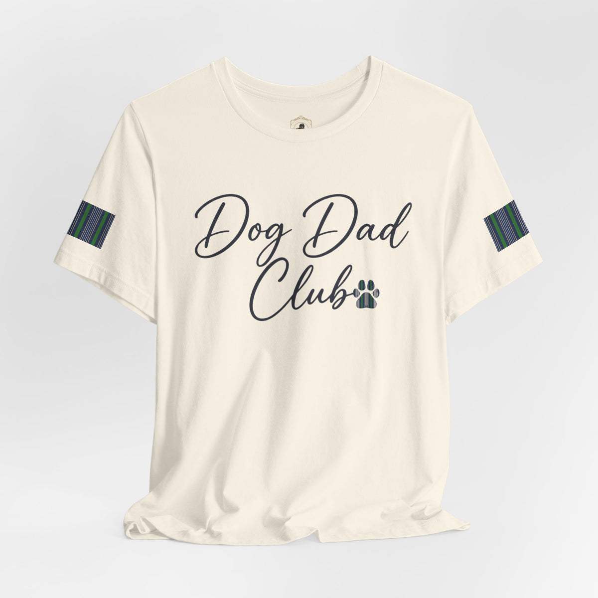 The Dog Dad Club Tee | Navy & Natural