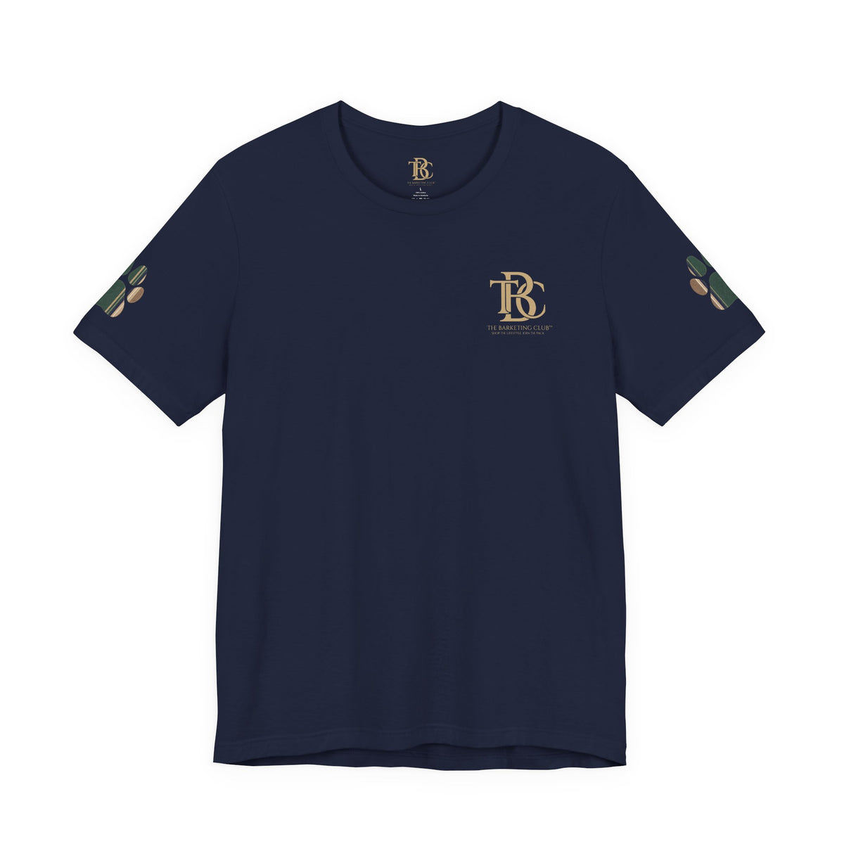 The Barketing Club Crest Tee | Forest | Navy