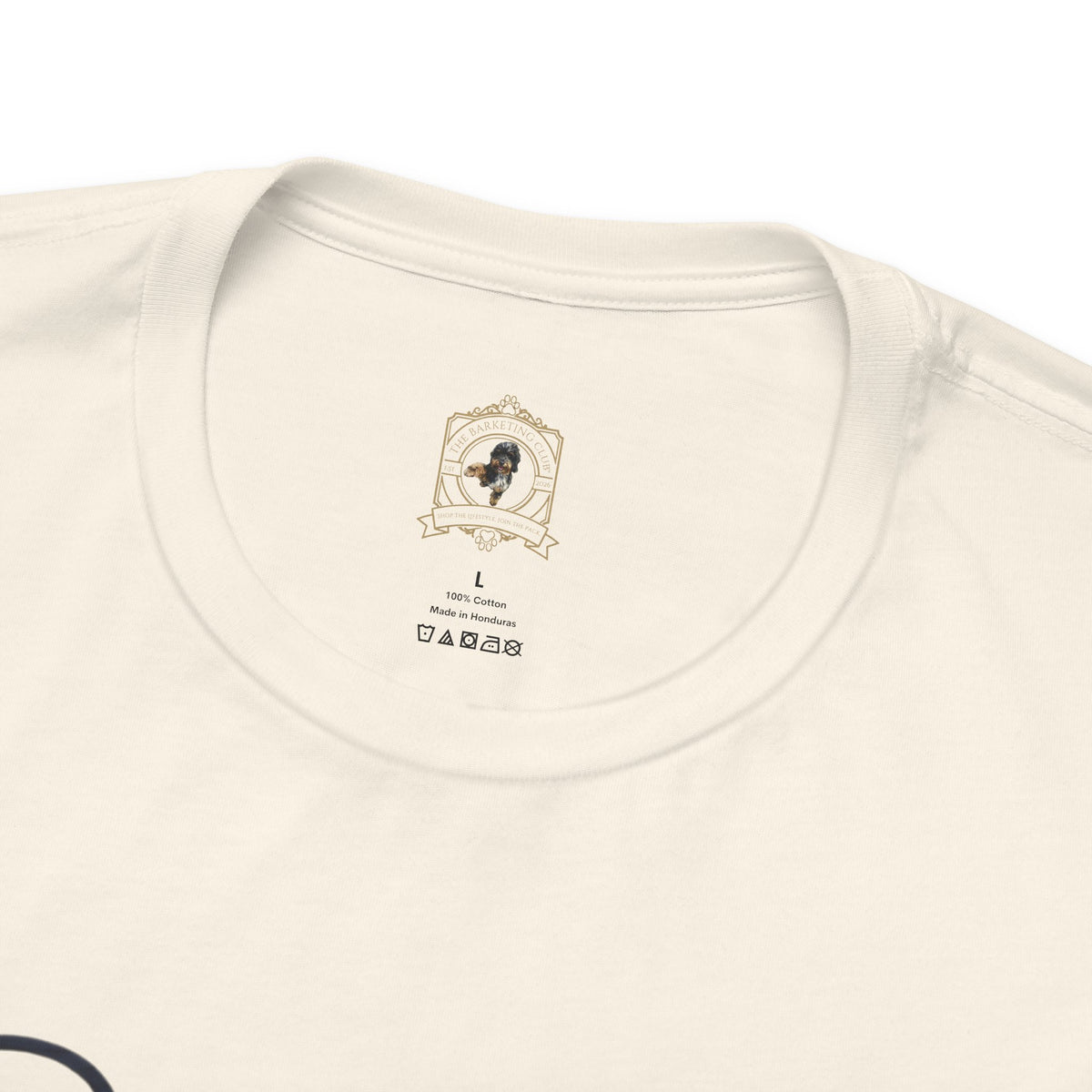 The Dog Dad Club Tee | Navy & Natural