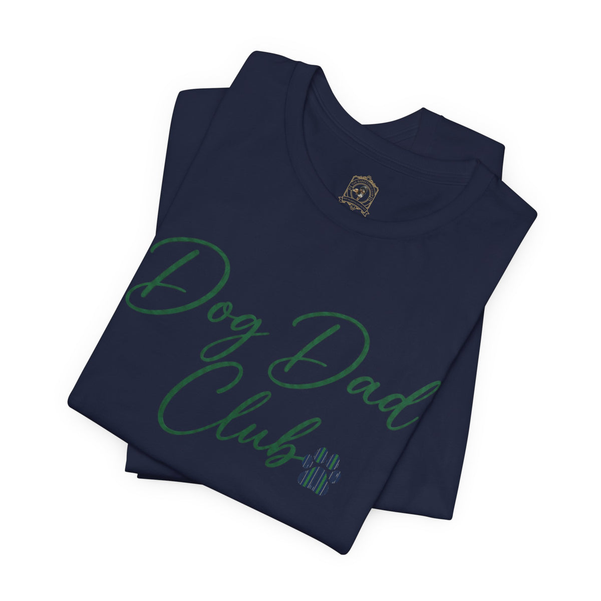 The Dog Dad Club Tee | Navy & Natural