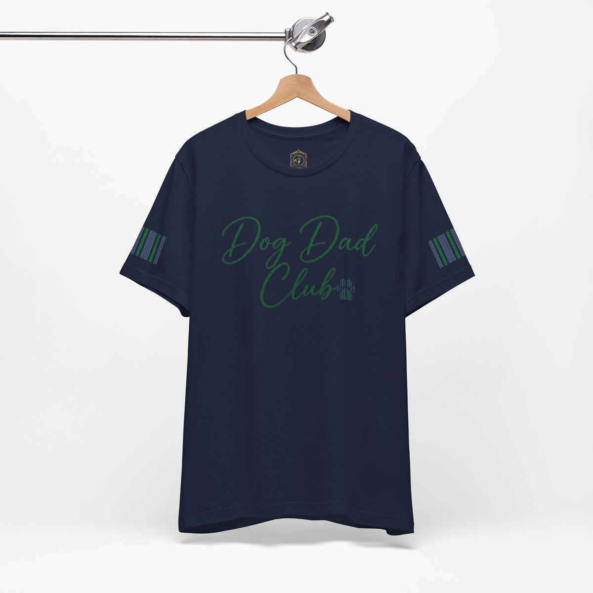 The Dog Dad Club Tee | Navy & Natural