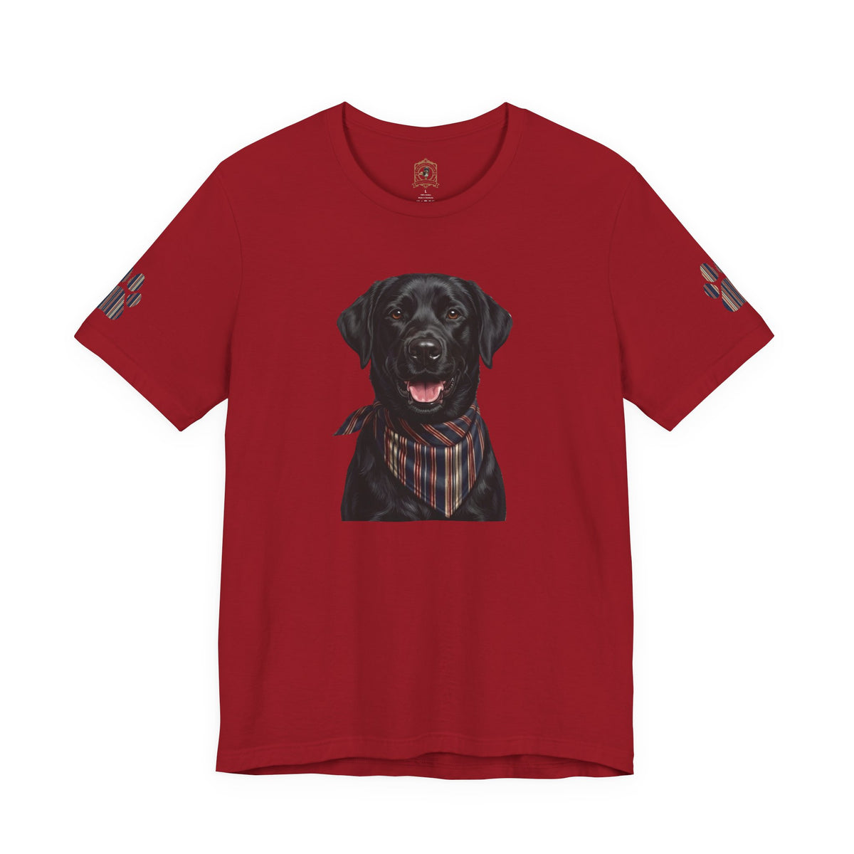 The 1776 Club Black Labrador Portrait Tee