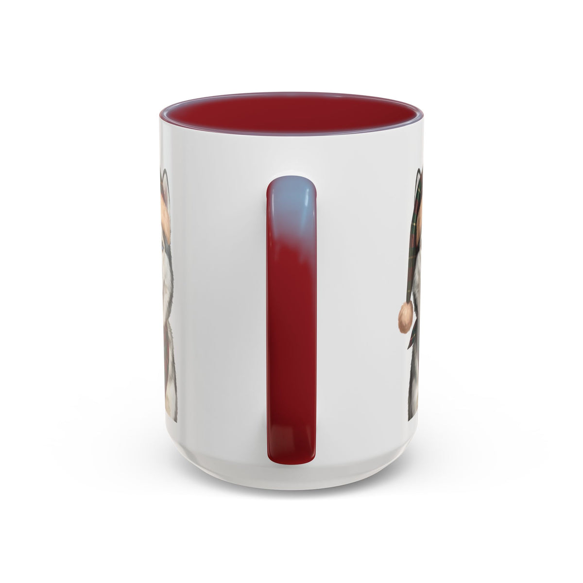 Husky Holiday Mug | Maroon | 15oz