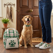 The Dog Mom Club Tartan Collar