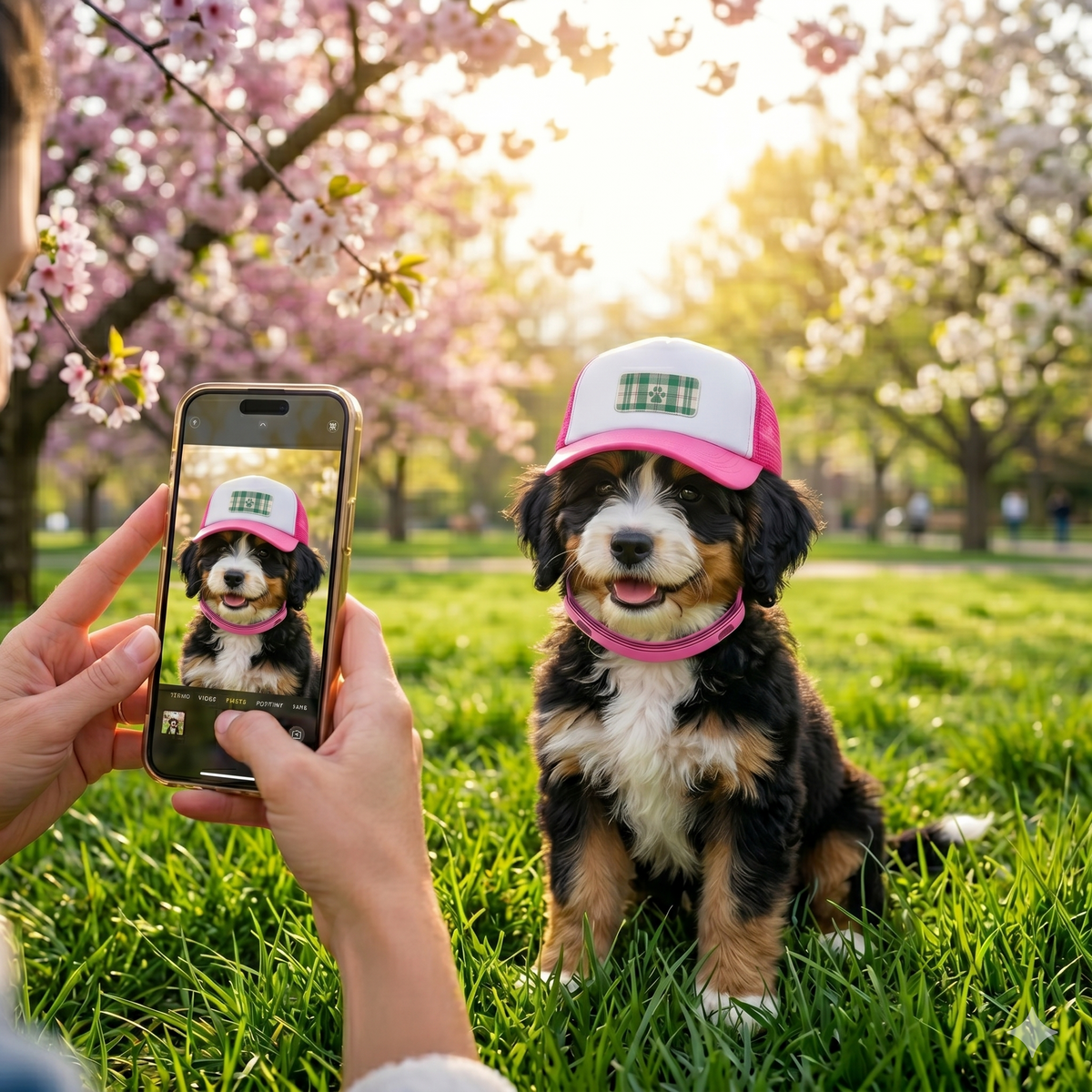 The Dog Mom Club "Dog" Trucker Hat | Tartan