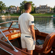 The Dog Dad Club Shorts | Natural
