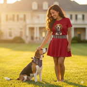 The 1776 Club Beagle Portrait Tee