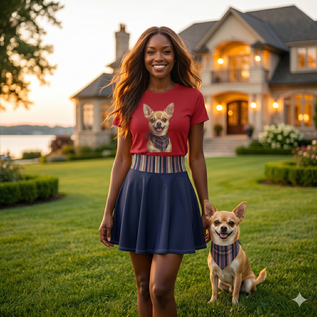The 1776 Club Chihuahua Portrait Tee
