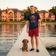 The 1776 Club Dachshund Portrait Tee