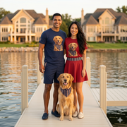 The 1776 Club Golden Retriever Portrait Tee