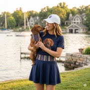 The 1776 Club Skater Skirt | Navy