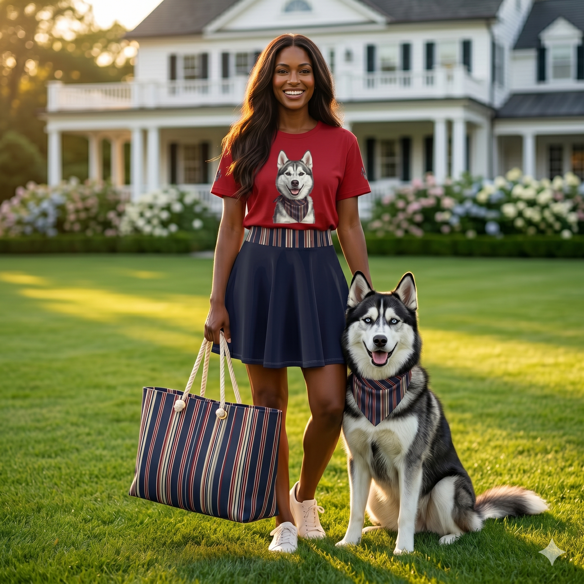 The 1776 Club Husky Portrait Tee