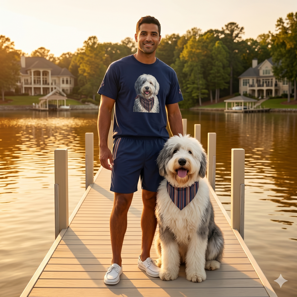 The 1776 Club Old English Sheepdog Portrait Tee