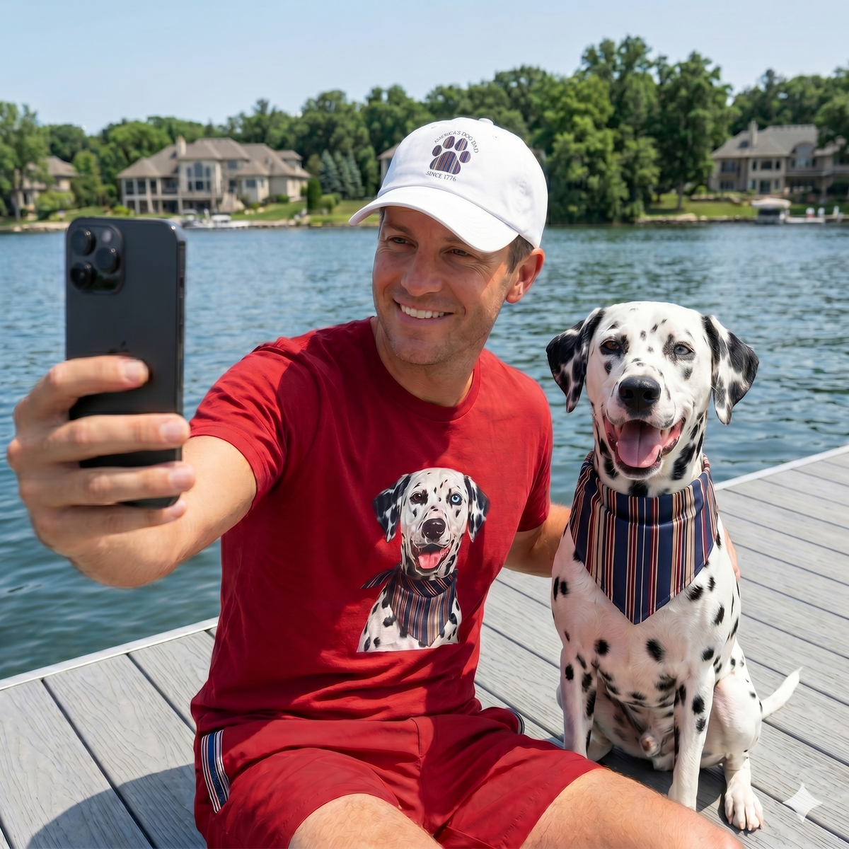 America's Dog Dad Since 1776 Cap