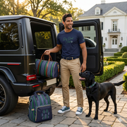 The Dog Dad Club Tee | Navy & Natural