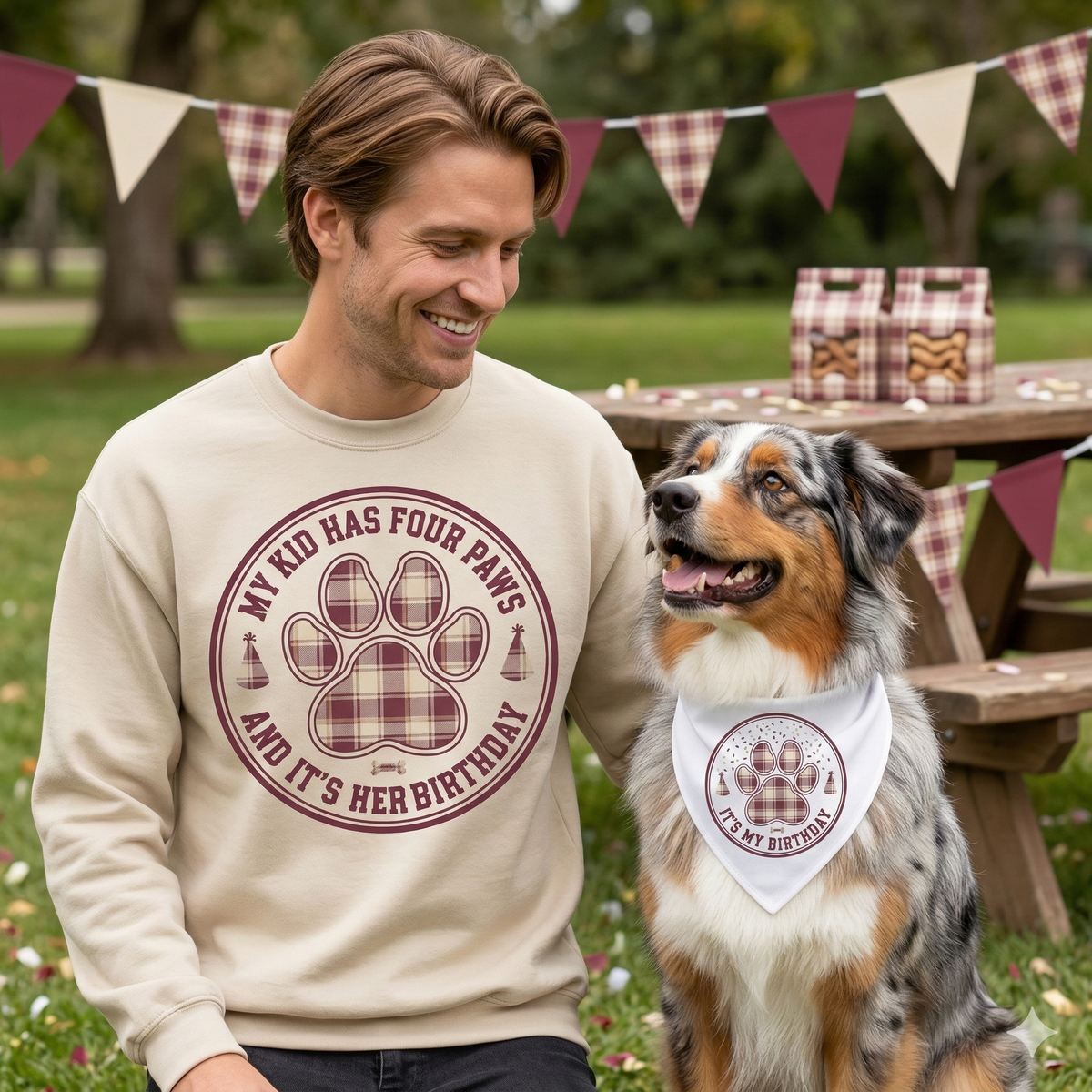 My Child Has Four Paws and It's Her Birthday | Maroon