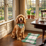 The Dog Mom Club Tartan Feeding Mat