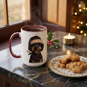 Jazzy Doodle G. Holiday Mug | Maroon | 15oz