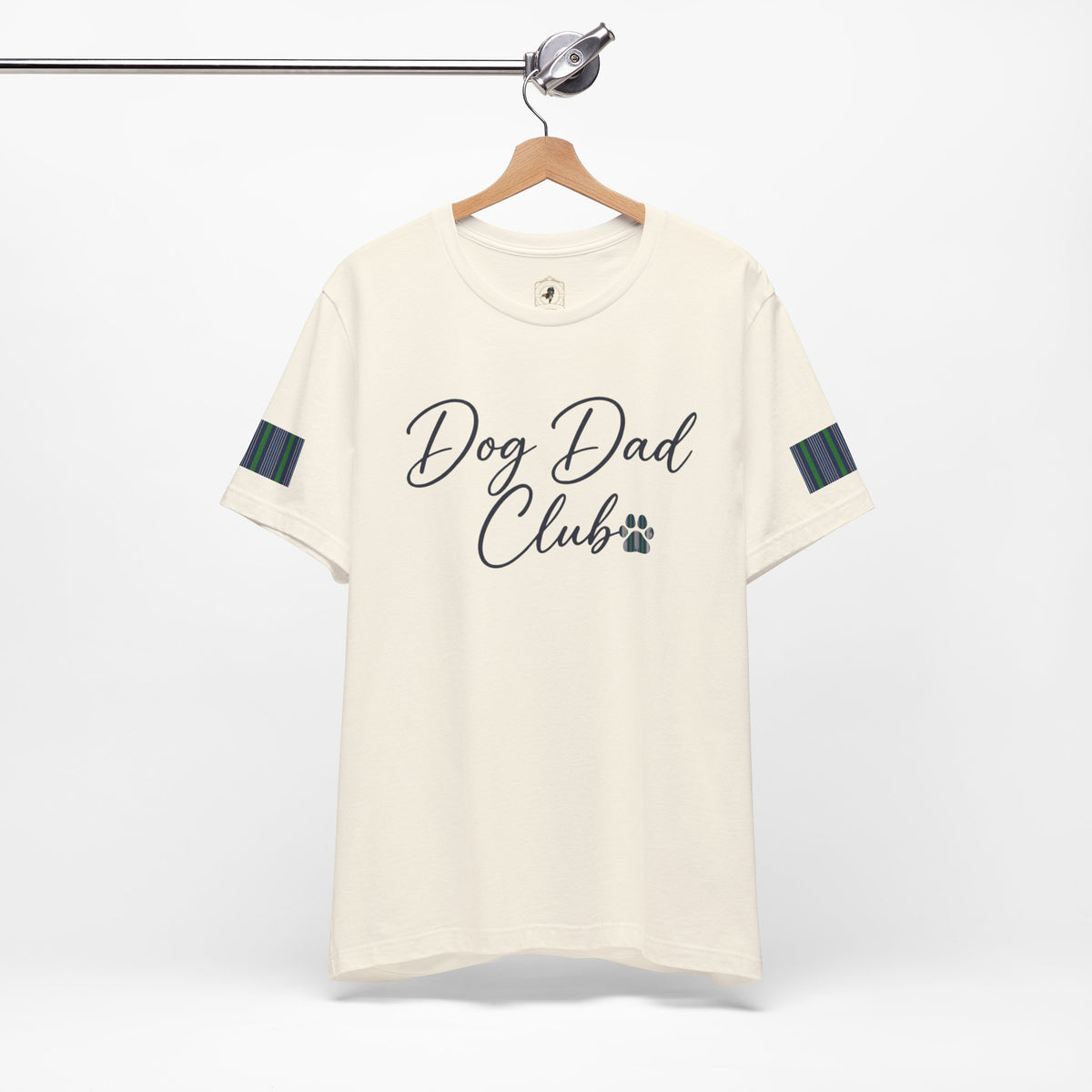 The Dog Dad Club Tee | Navy & Natural