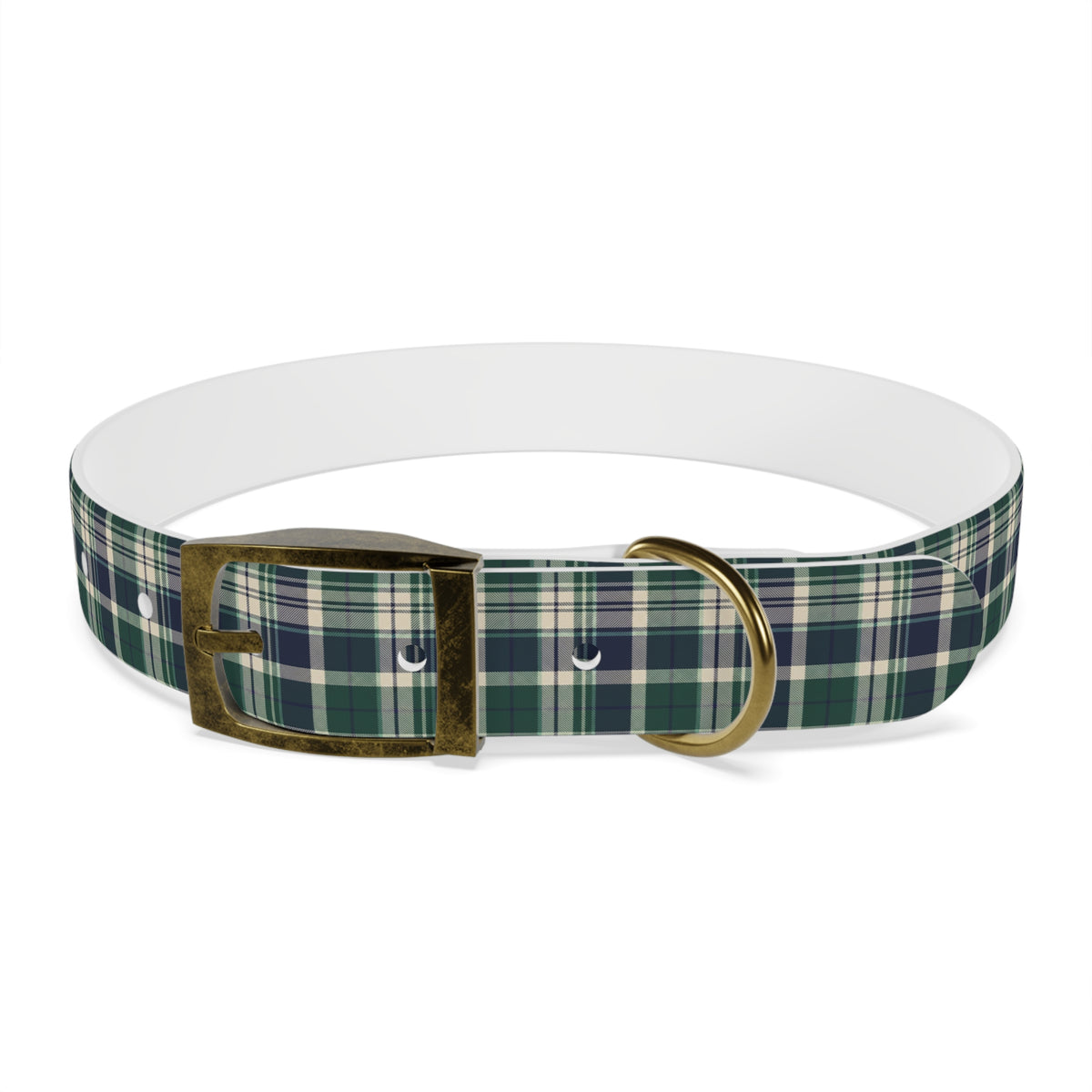 Plaid Dog Collar - Navy | Country Estate Collection