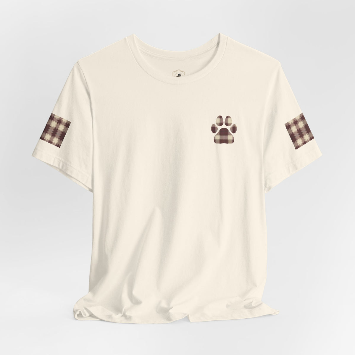 Country Estate Collection Plaid Paw Print Tee