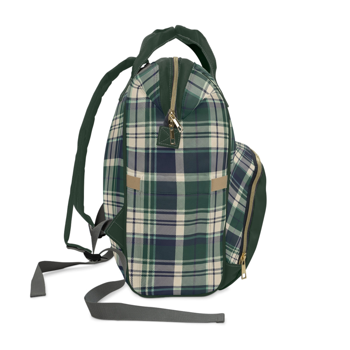 Plaid Dog Backpack | Forest & Navy | Country Estate Collection