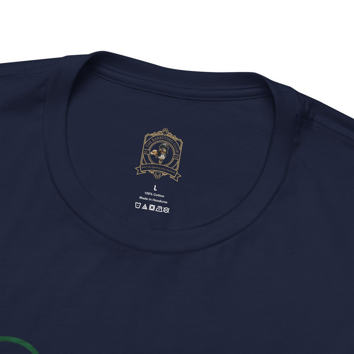 The Dog Dad Club Tee | Navy & Natural