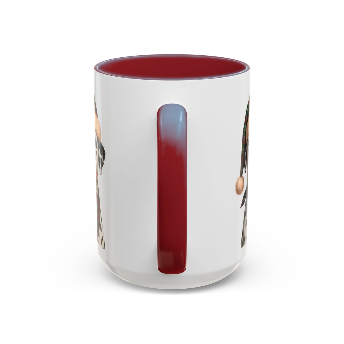 Dalmatian Holiday Mug | Maroon | 15oz