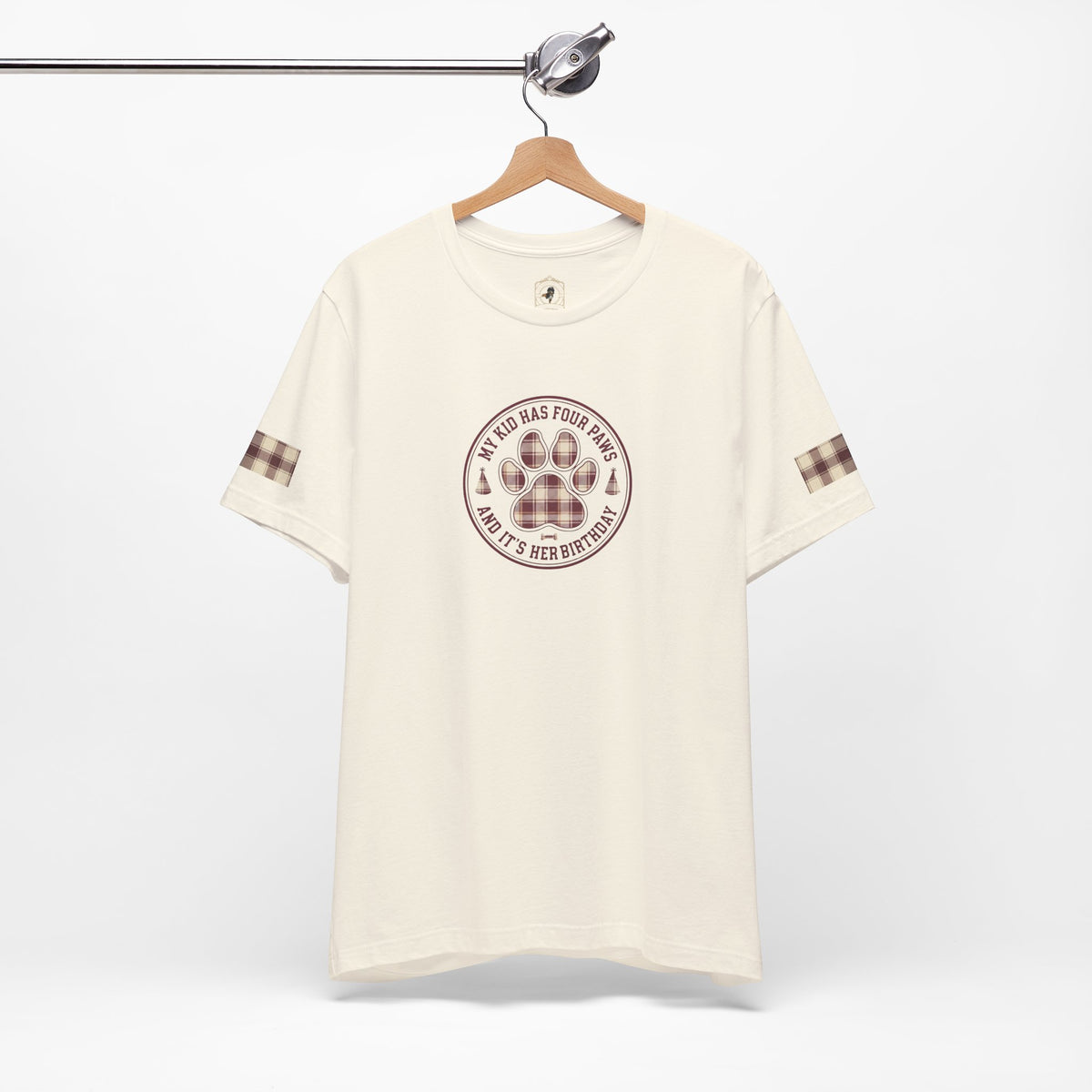 My Kid Has Four Paws and It’s Her Birthday Tee | Natural