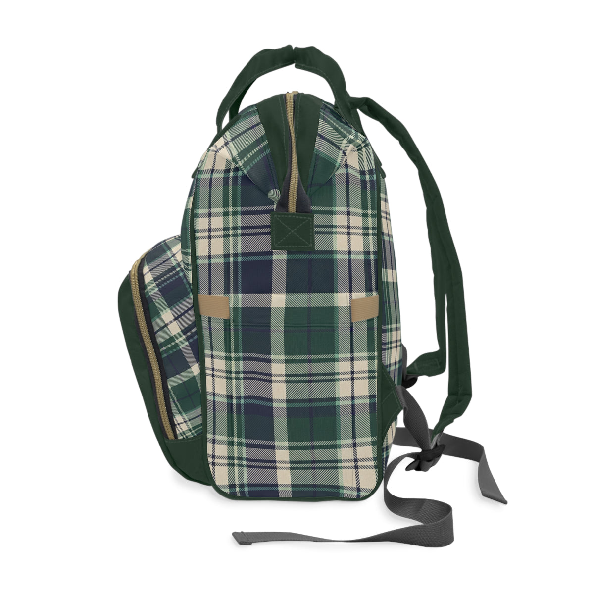 Plaid Dog Backpack | Forest & Navy | Country Estate Collection